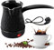 BORDEAG Espressokocher Induktion, 500ml Türkische Kaffeekanne, Elektrische Türkische Kaffeemaschine, Elektrische Kaffeekanne Für Zuhause,Büro,Mocca & Tee,Reisen(Schwarz)