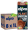 Alpro Chocolate Soya High Protein Plant-Based Long Life Drink - Vegan Dairy Free & Lactose Free Milk Alternative - 1 Litre (Pack of 8)