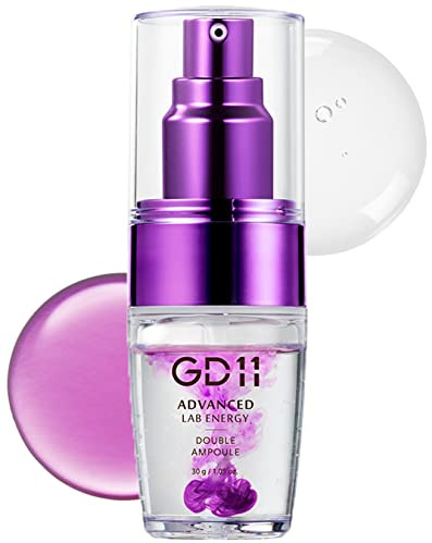 GD11 Advanced Lab Energy Double Ampoule 1.01 fl.oz | Anti-aging Facial Serum with Stem Cell Extract and Hyaluronic Acid | Hydrating Serum for Skin Regeneration | Restore Elasticity and Reduce Wrinkles