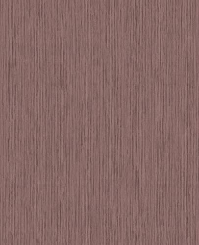 Superfresco Easy Papier peint intissé Textile effet Tissu 1005 x 52cm Bordeaux | Revêtement Mural, Tapisserie | Ambiance Facile à poser et à enlever