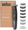 Braun Series XT5 Gesicht & Körper, Elektrischer Rasierer, Barttrimmer & Bodygroomer, +6 Zubehörteile, Scharfe 4D-Flex-Klinge, Sensitiv Kammaufsatz, langlebig, 6 Monate, 45 Min. Laufzeit, XT5270, Grau
