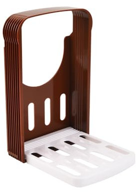 Affettatrice per pane con 4 spessori per pane fatto in casa, guida per affettare pane con fette uniformi