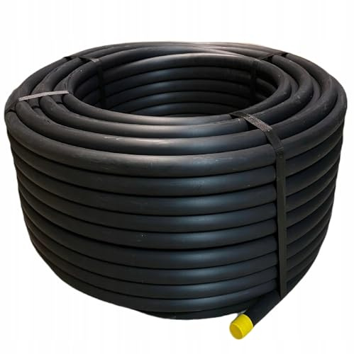 STYLIZER - PE-Rohr 16 mm 50 m - Erdschlauch Wasser robust - PE-Wasserleitung UV-beständig - Bewässerungsrohr mit Betriebsdruck von 4 bar - Schlauch für Bewässerungssysteme mit Wandstärke 1,2 mm