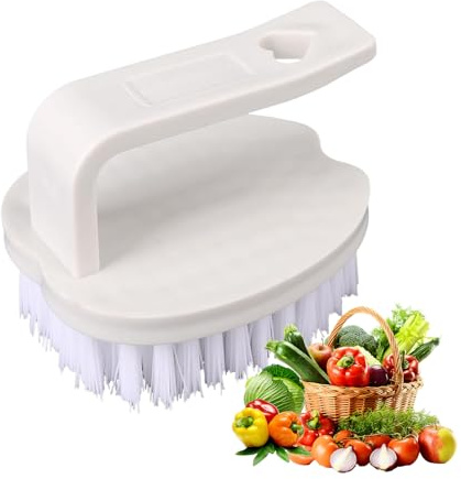 Cepillo de Verduras para Alimentos, Cepillo de Lavado ergonómico, Limpiador Limpiador Compacto para Verduras con cerdas, Herramienta de Limpieza de Cocina para Frutas, Huevos, Patatas, c
