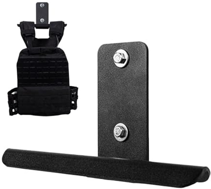 Portapiatti per gilet - Appendiabiti per gilet tattico resistente, organizer per palestra, rack montato a parete | Soluzione per riporre attrezzature per il fitness domestico per garage negozi