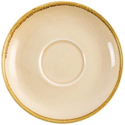 Olympia Kiln Untertassen Sandstein 16cm 27025, Creme, 160(Ø)mm