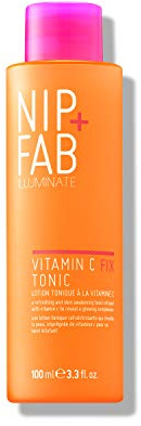Nip + Fab Vitamin C Fix Tonic Extreme für das Gesicht mit Panthenol und Milchsäure, antioxidatives Gesichtswasser zur Aufhellung und Tonisierung der Haut, 90ml
