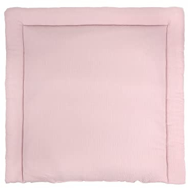 KraftKids Fasciatoio in doppio crepe rosa, 78 x 78 cm (larghezza x profondità), cuscino per fasciatoio