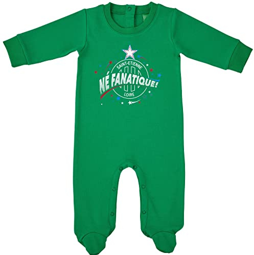 AS Saint Etienne Pyjama grenouillère bébé ASSE - Collection Officielle 18 Mois