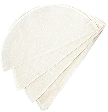 JIHUOO 12 Pcs 20cm Round Cotton Steamer Basket Liners Bamboo Steamer Mesh Mats Baking Cooking Tools for Steamed Buns Dumplings