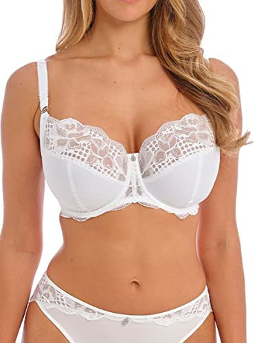 Fantasie Women's Reflect Bügel-bh mit Seitlichem Halt Full Coverage Bra, White, 34DD
