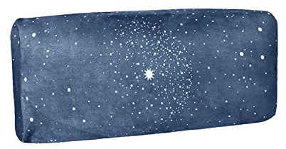 YOGA DESIGN LAB | The Yoga Bolster | Comfortable, Supportive Eco-Friendly Luxury Yoga Cushion | Recycled Plastic Bottle Microfiber | Natural Cotton, Foam Filling (Celestial)