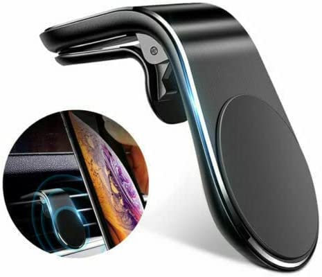 PEBBLE HUG 1 x Magnet Mount, Air Vent Bracket Clip, UK Universal Magnetic, Car Phone Holder Stand, Ideal for all Mobile Phones, Strong Magnets, And 360° Rotation