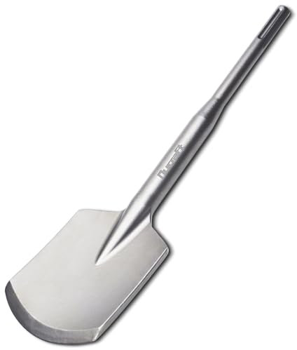 Nucraft Burin asphalte SDS MAX 115 x 460 mm Burin à pelle pelle à argile Bêche Pelle