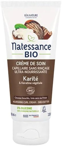 Natessance Crème de Soin Capillaire Karité Bio 100 ml