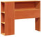 vidaXL Kopfteil, Bettkopfteil mit Stauraum, Freistehend Betthaupt für Holzbett Einzelbett, Holzkopfteil Bettzubehör Schlafzimmer, Wachsbraun 90cm Massivholz Kiefer