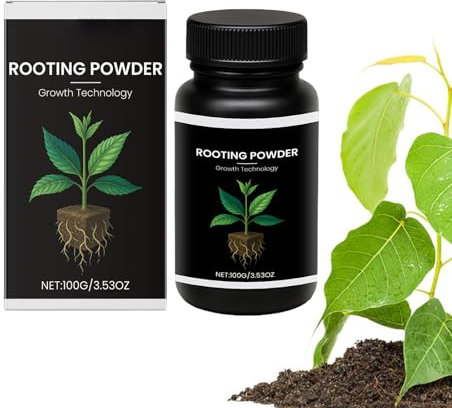 Polvere Radicante per Piante, Fertilizzante 100g Per Coltivazione, Polvere Idrosolubile Per Prati Orto Giardino Fioriere e Piante da Interno