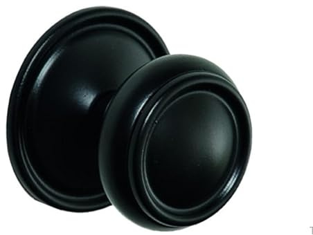 -1980-MADERAS CAMACHO SUMINISTROS INDUSTRIALES Pomo Puerta Entrada Redondo Negro Tradicional