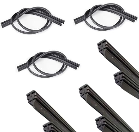 BUSORI Gomas Limpiaparabrisas De Caucho de Primera Calidad | Gomas de Repuesto Universales 70 cm (28) | Renueva Tus Gomas en 5 minutos | Fácil De Instalar | (4)