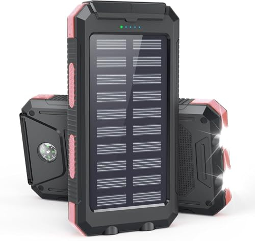 Vikeri Powerbank Solar, Cargador Solar, bateria portatil Solar
