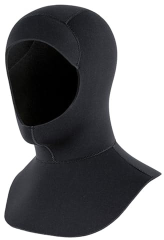 Beimus Gorro de neopreno con aislamiento térmico para la cabeza y el cuello, con cubiertas para las orejas, para actividades acuáticas, gorro de esnórquel térmico
