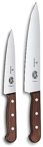 Victorinox 5.1050.2G Set de 2 Service à découper, Acier Inoxydable, Brun, 30 x 5 x 5 cm