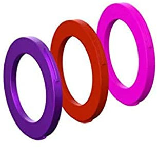 Magura, Set mit Abdeckungen für Bremssattel mit 4 Kolben, ab Ma2015 (Lila, Rot, Neonfuchsia) (Packung = 12 Stück), Abdeckung für Bremssättel, Mehrfarbig, U, Unisex-Erwachsene.