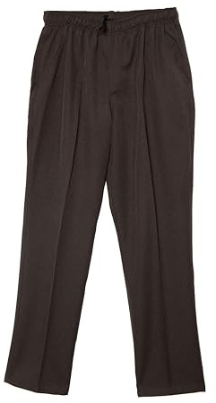 Pantalón Adaptado Hombre - Verano - Pantalon Vestir con Goma en la Cintura - Tallas Grandes - Gris/Marino/Tostado