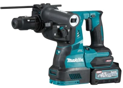Makita HR004GZ01 40V Max Li-ion XGT Brushless SDS-Plus Rotary Hammer Supplied in a Makpac Case - Batteries and Charger Not Included