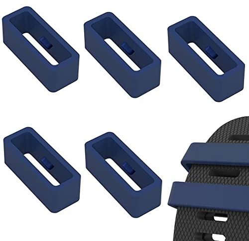 WEIESCIE 12 Búcles de Repuesto de Goma para Correa de Reloj Soporte de Correa de Silicona para Reloj Inteligente