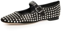 Sam Edelman Michaela Mary Jane Flat Black Suede Gem 5.5 Medium