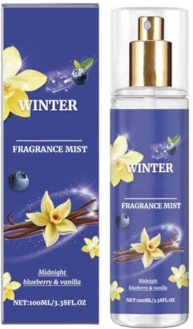 Perfume en Spray Corporal para Mujer - Perfume En Spray Corporal 100ml Vainilla Arándano Para Mujeres | Fragancia Multiusos Para Trabajo, Citas, Hoteles Y Fiestas