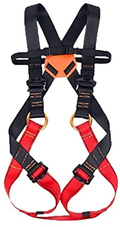 SheerFaring Arnés de Escalada Cinturón Body Infantil Ajustable Anillo D Protección Adecuado para Niños y Adultos Deportes al Aire