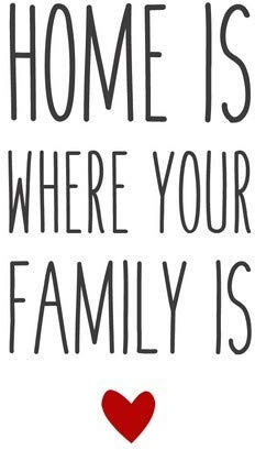 20 Servietten Home is where your Family is als Tischdeko mit Spruch für Feste mit der Familie 33x33cm