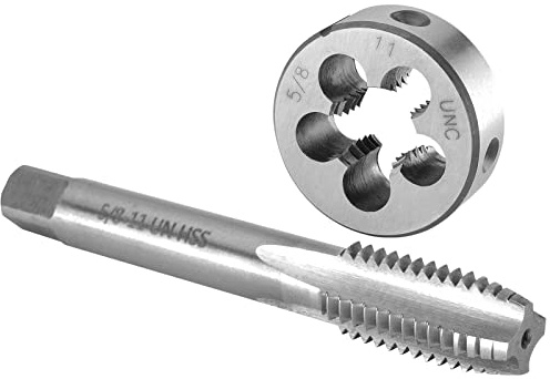 Burkit 5/8-11 UNC Tap and Die Set Right Hand