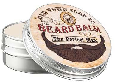 Old Town Soap Co. The Perfect Man Beard Balm - ﻿﻿Softens and Nourishes with natural and Argan Oil, Beard Softener for Men | Using all-natural ingredients Made In USA