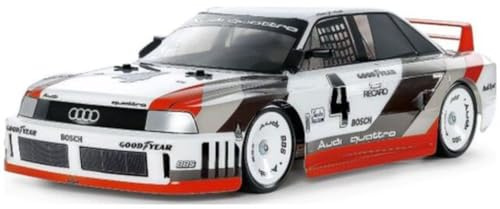 TAMIYA 58744 1:10 RC Audi 90 Quattro Racing TT-02 Remote Control Car, Vehicle, Model Building, Assembly, Hobby, RC Kit