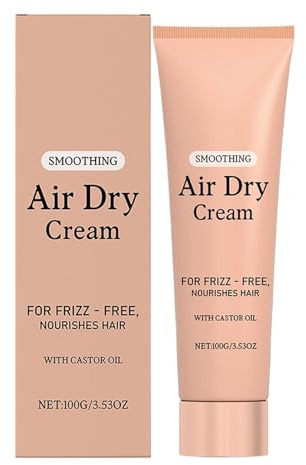 Crème capillaire anti-frisottis - 100 g - Crème lissante intense - Soin hydratant pour cheveux secs et abîmés