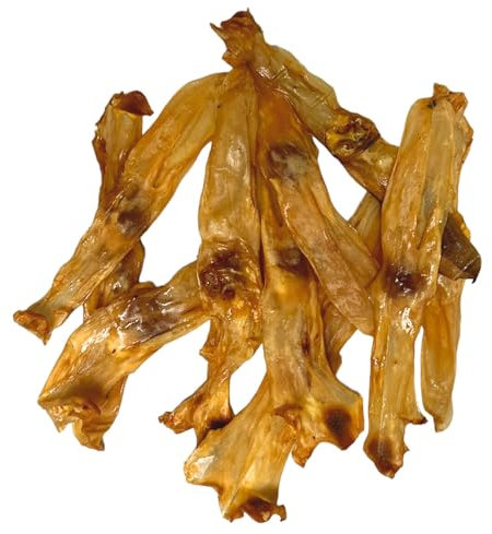 FARRADO I Kaninchenohren ohne Fell für Hunde 200g I Naturkauartikel Hundeleckerli