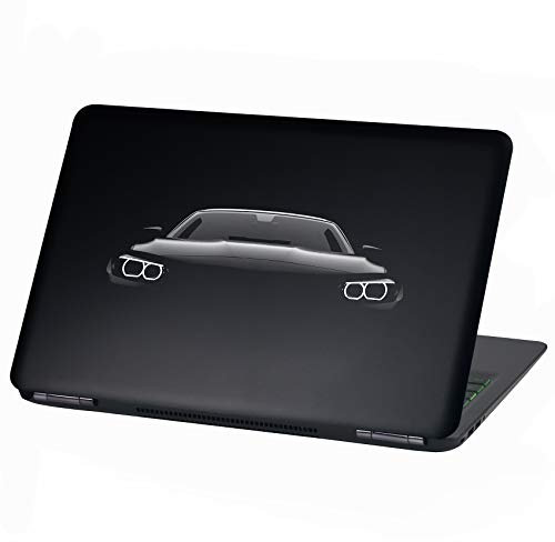 Laptop Folie Cover: Fahrzeuge Klebefolie Notebook Aufkleber Schutzhülle selbstklebend Vinyl Skin Sticker (15 Zoll, LP7 Black Car)