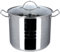 KADAX Pentola alta da 11 l, con coperchio, in acciaio inox, versatile, per tutti i piani cottura, per carne, verdure