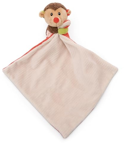 NICI paño de mimos bebé 22 x 22 cm con Lindo Erizo de Peluche - Fluffy paño de mimos para Las niñas y los niños, Loving bebé Regalo para el Nacimiento - 49758