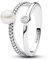 PANDORA Sterling silver Mixed stone White 193147C01