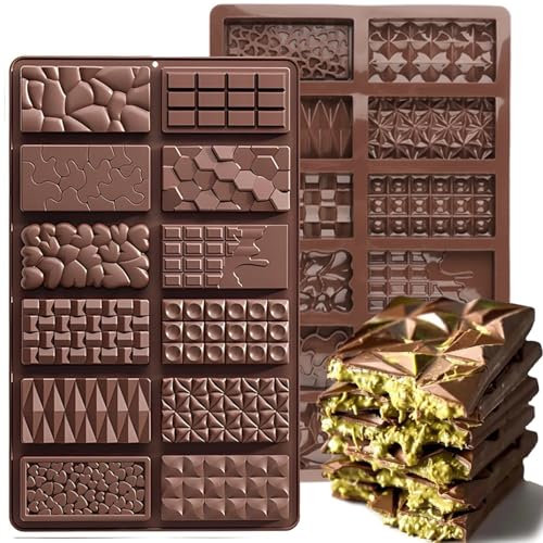 Schokoladenform Silikon Tief,2 Stück Schokoladenform Silikon,Schokoladentafel Tief Form Mit,Tief Schokoladentafel Form,Silikonform Schokoladentafel,Silikonform Schokolade,Tief Schokolade Form