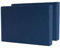 2er Set Spannbettlaken - Serie Maya Doppelpack Spannbetttuch für Matratzen bis 40cm - 200x220cm für Boxspring- und Wasserbetten, Galaxyblau, 100% Baumwolle, hochwertige Verarbeitung, mit Gummizug