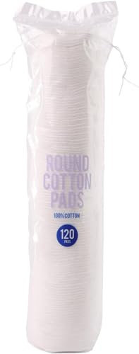 DIVCHI Soft Round Cotton Pads - 120 Count (1 Packs of 120) - Make Up Remover Cleaning Pads