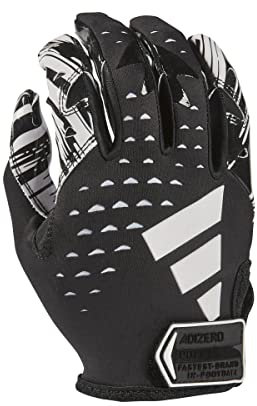 adidas Adizero 13 Fußball Receiver Handschuhe, Schwarz/Weiß, Größe L