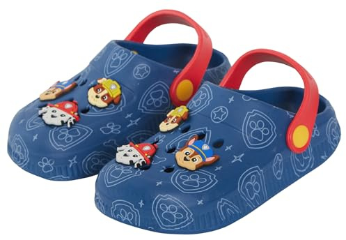 Paw Patrol Zoccoli Bambini con ciondoli Sandali per Ragazzi Scarpe da Interno ed Esterno Chase Marshall Ciabatte Casual da Spiaggia