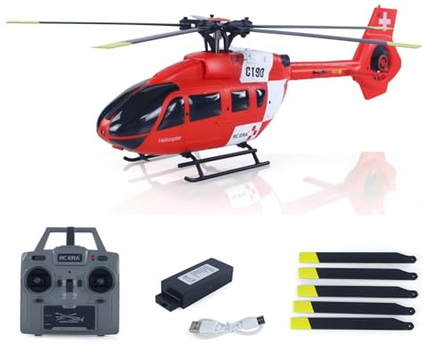 TOUCAN RC HOBBY 1/30 RC ERA 2,4G 6CH fjärrstyrd helikopter C190 H145 6-axlad gyro optisk flödeslokalisering höjdhållning flyglös RTF för hobby