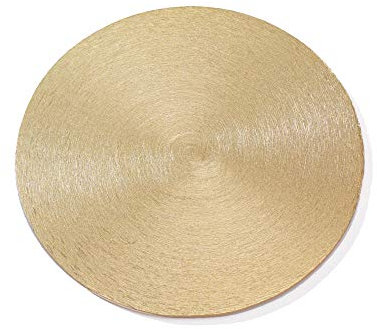 NKlaus 1x plato para velas Ø10cm aluminio mate decoración plato redondo espesor 0,5cm posavasos para velas pilar lavavajillas 2817